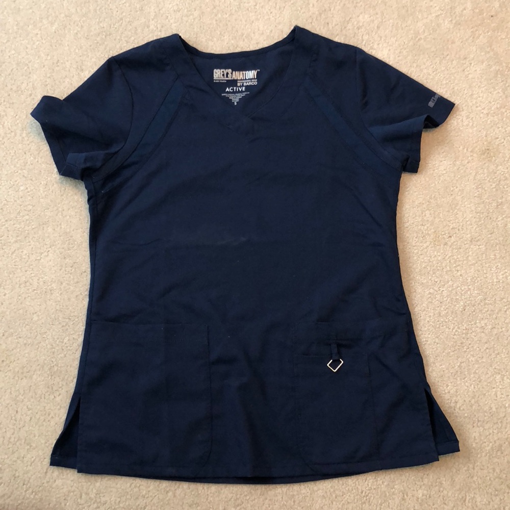 Scrub top and bottom set